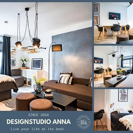 Deluxe Designstudio - Zentral - 3 Personen - Smart Tv - Wifi - Kueche *